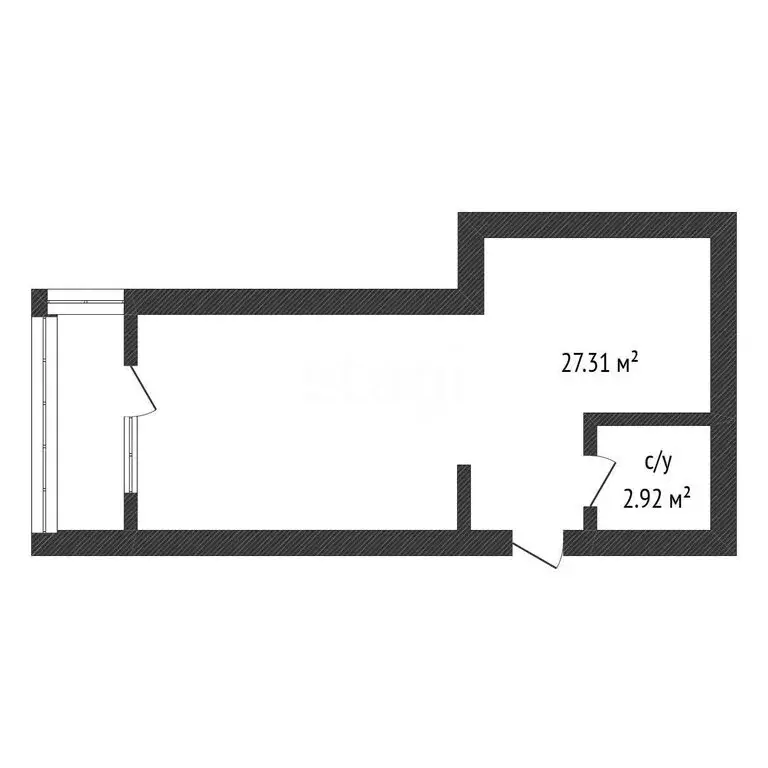 Квартира-студия: Воронеж, микрорайон Шилово, улица Теплоэнергетиков, ... - Фото 1