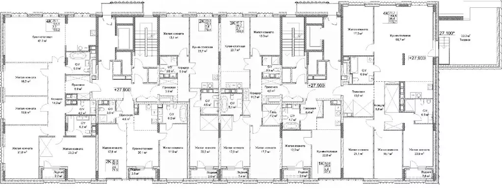2-к кв. Нижегородская область, Нижний Новгород ул. Максима Горького, ... - Фото 2