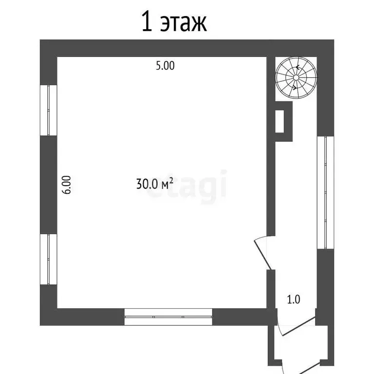 Дом в Омск, территория СОСН Нефтехимик (45 м) - Фото 1