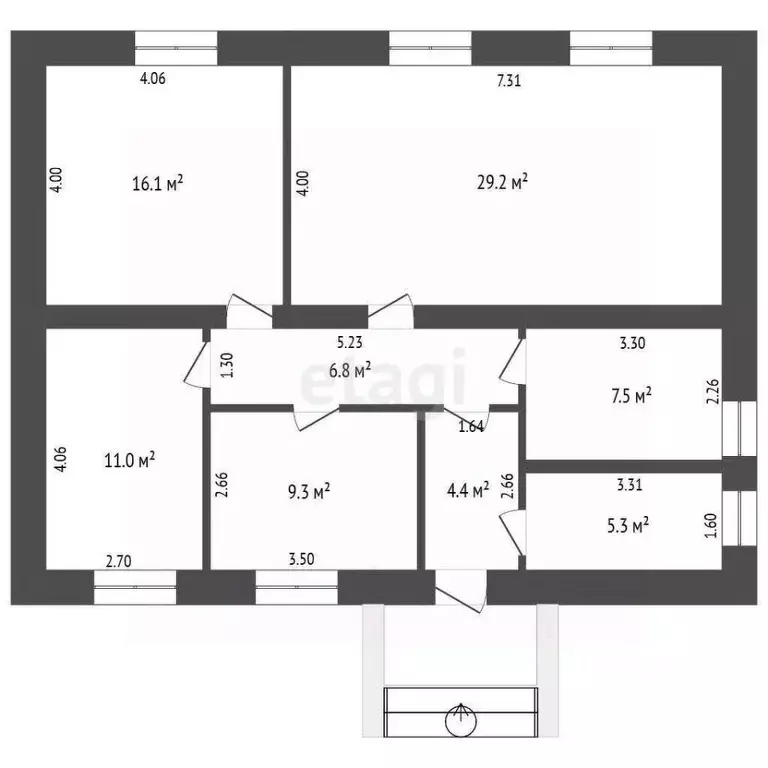 Дом в Омская область, Омский район, Лузинское с/пос, д. Приветная ул. ... - Фото 1