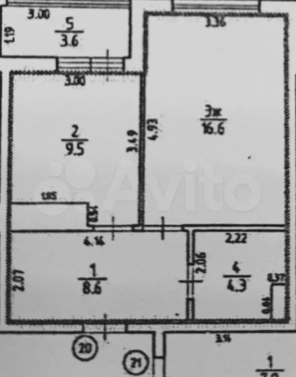 1-к. квартира, 39 м, 3/8 эт. - Фото 0