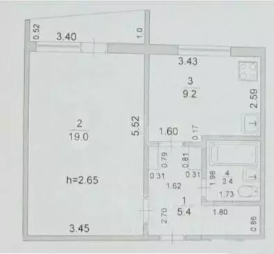 1-к кв. Саратовская область, Вольск Ярославская ул., 91 (37.0 м) - Фото 2