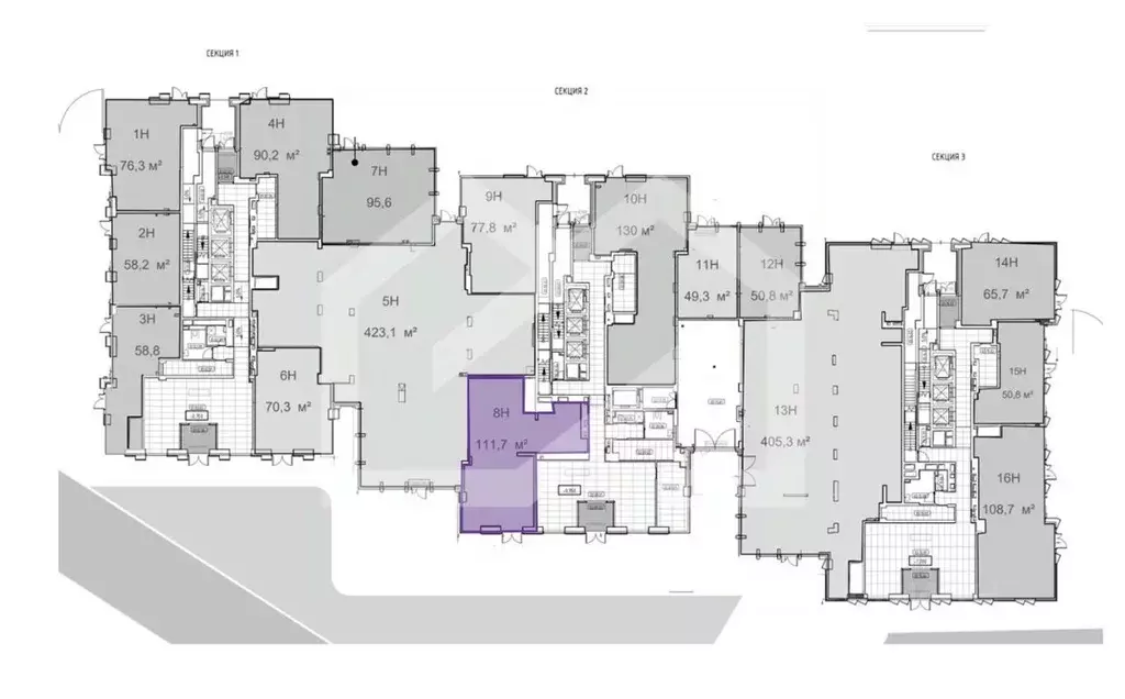 Торговая площадь в Москва Волгоградский просп., 32/5к4 (112 м) - Фото 2