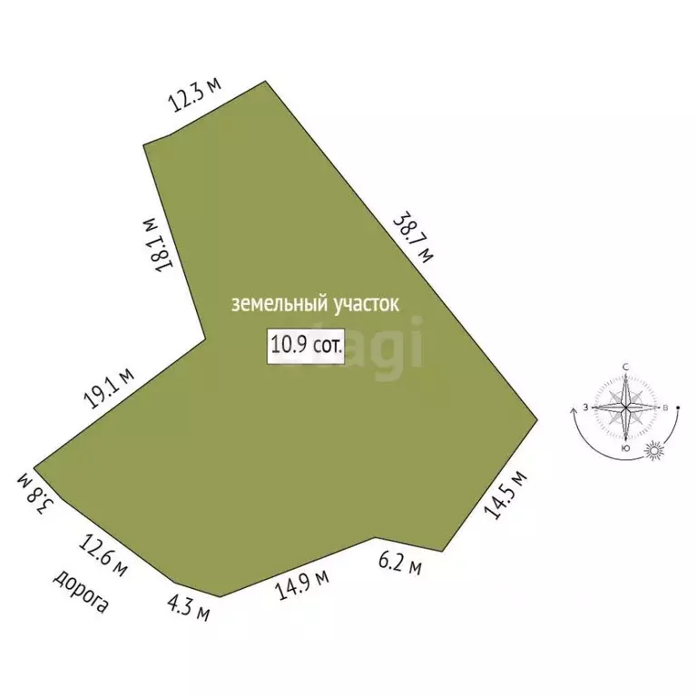 Участок в Крым, Ялта муниципальный округ, Гурзуф пгт ул. Ленинградская ... - Фото 2