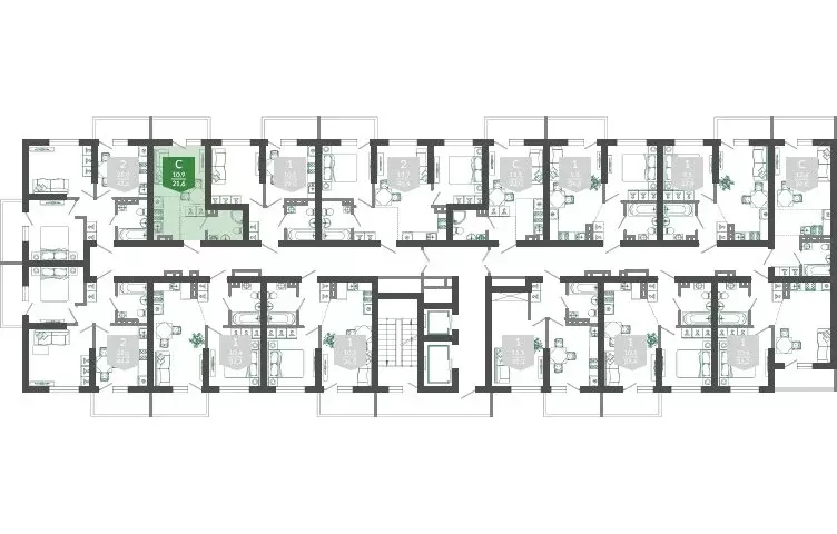 Квартира-студия: Сочи, улица Искры, 66/9к7 (21.6 м) - Фото 1