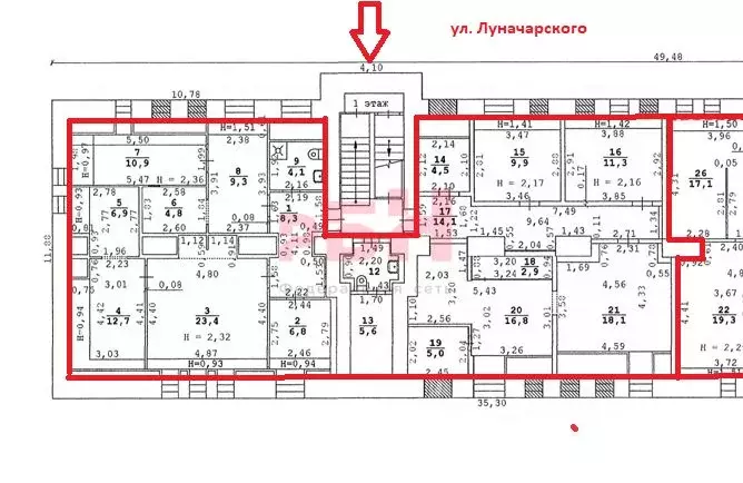 Помещение свободного назначения в Свердловская область, Екатеринбург ... - Фото 2