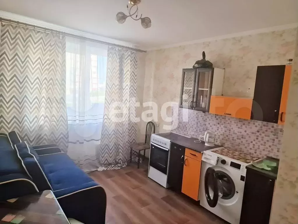 1-к. квартира, 30 м, 1/16 эт. - Фото 1