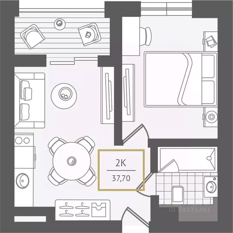 2-к кв. Краснодарский край, Сочи Адлер жилрайон, Курортный Городок ... - Фото 0