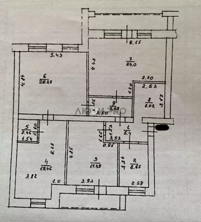 3-к кв. Башкортостан, Уфа ул. Муксинова, 7 (117.0 м) - Фото 1