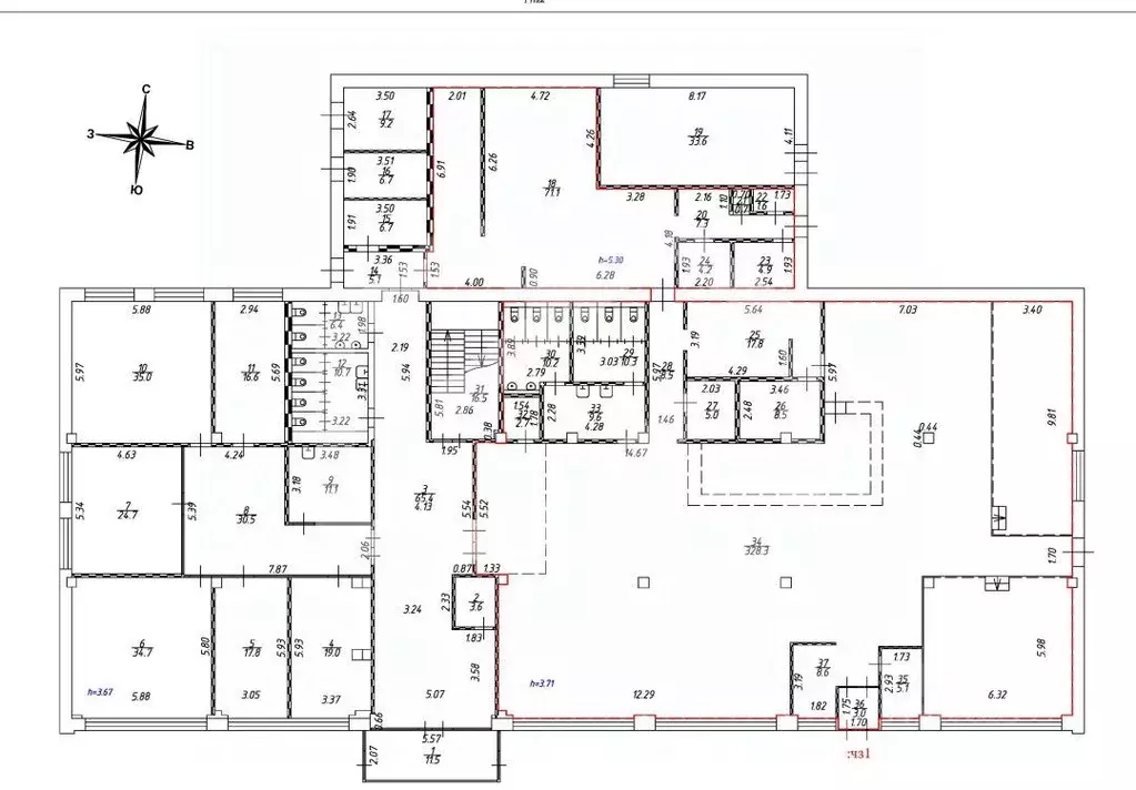 Помещение свободного назначения в Москва Люблинская ул., 64 (1644 м) - Фото 2