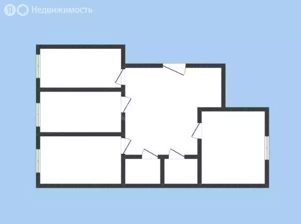 3-комнатная квартира: Казань, улица Академика Завойского, 14/74 (62.8 ... - Фото 1