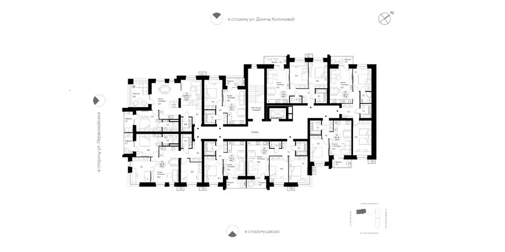 1-к кв. Коми, Сыктывкар Интернациональная ул., 200 (45.9 м) - Фото 2