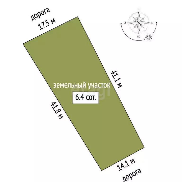 Участок в Омск, территория СОСН Черёмушки, 3-я аллея (6.36 м) - Фото 1