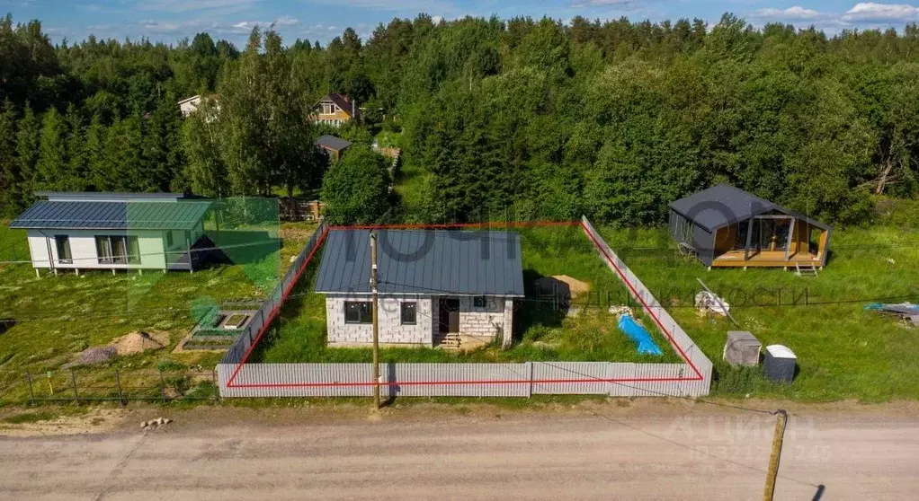 Дом в Ленинградская область, Приозерский район, Красноозерное с/пос, ... - Фото 1