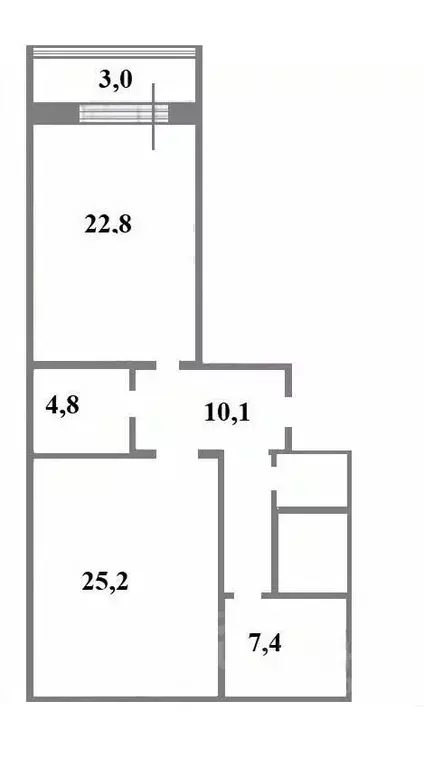2-к кв. Московская область, Балашиха ул. Ситникова, 8 (75.0 м) - Фото 2