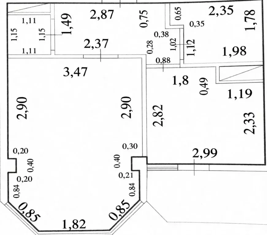 1-к кв. Севастополь ул. Тараса Шевченко, 24 (33.0 м) - Фото 2