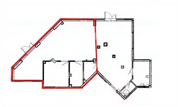 Помещение свободного назначения в Москва наб. Марка Шагала, 11к2 (80 ... - Фото 2