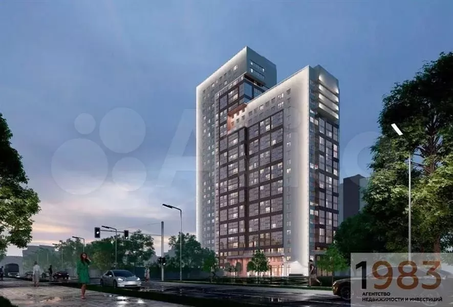 1-к. квартира, 38,9 м, 15/28 эт. - Фото 1