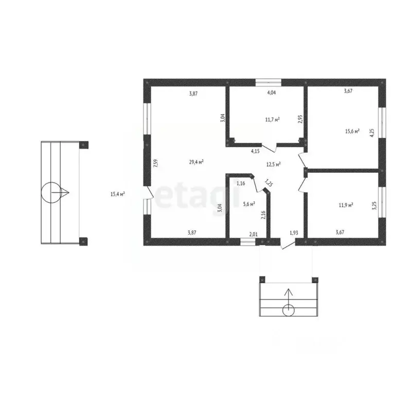 Дом в Башкортостан, Уфа городской округ, с. Нагаево ул. Новоуфимская ... - Фото 2