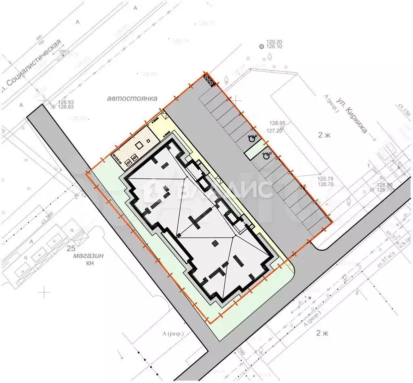 3-к. квартира, 87,9 м, 1/5 эт. - Фото 1