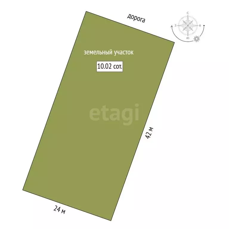 Участок в Поспеловское сельское поселение, посёлок Луговой, Набережная ... - Фото 1