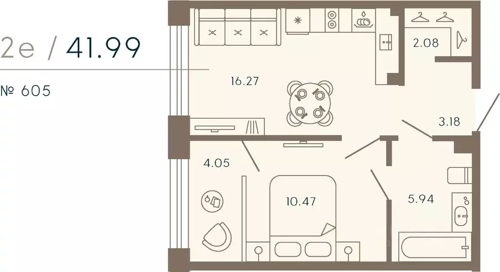 1-к кв. Санкт-Петербург Ремесленная ул., 17литЗ (41.99 м) - Фото 0