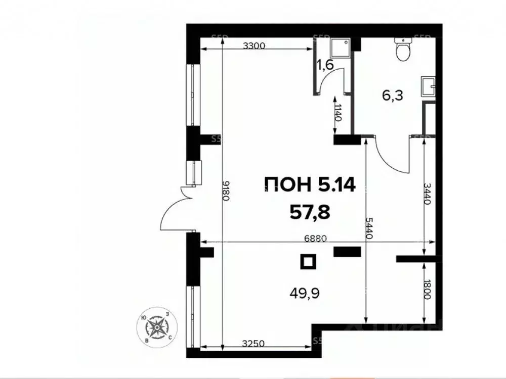 Торговая площадь в Москва Ленинградское ш., 228к1 (58 м) - Фото 2