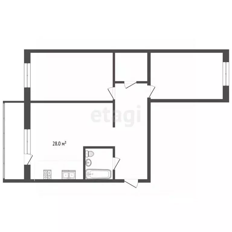 3-к кв. Псковская область, Псков Юбилейная ул., 89А (70.0 м) - Фото 2