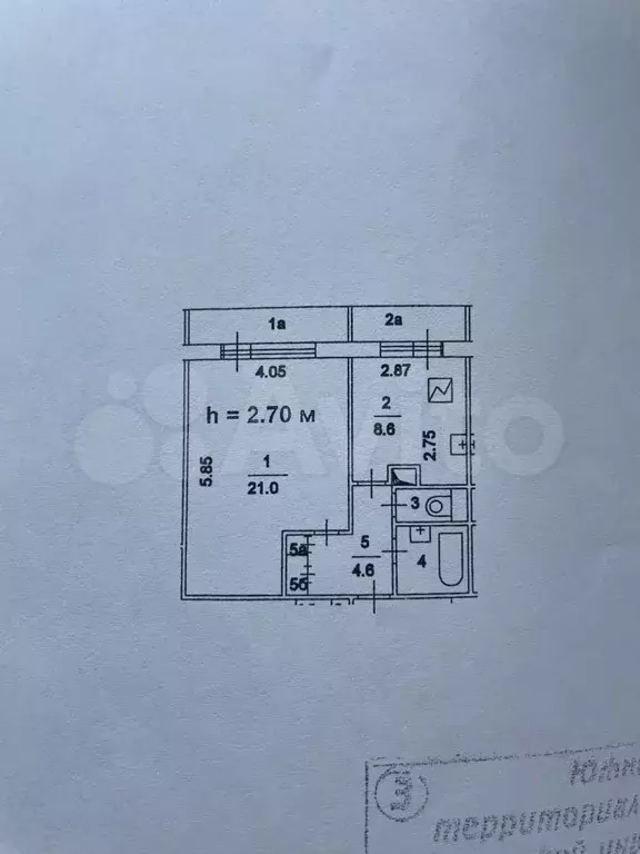 1-к. квартира, 40 м, 6/14 эт. - Фото 0