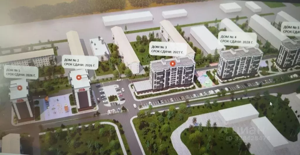 Студия Алтайский край, Бийск ул. Разина, 11 (32.2 м) - Фото 2