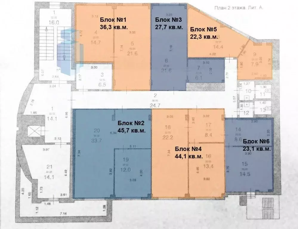 Офис в Нижегородская область, Нижний Новгород ул. Пискунова, 27а (266 ... - Фото 2