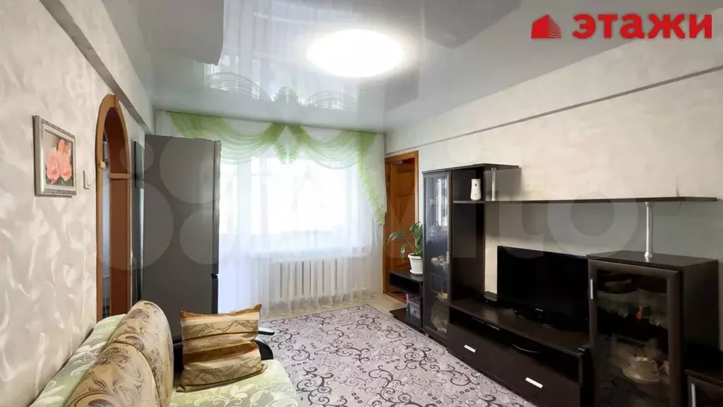 3-к. квартира, 50,4 м, 2/5 эт. - Фото 1