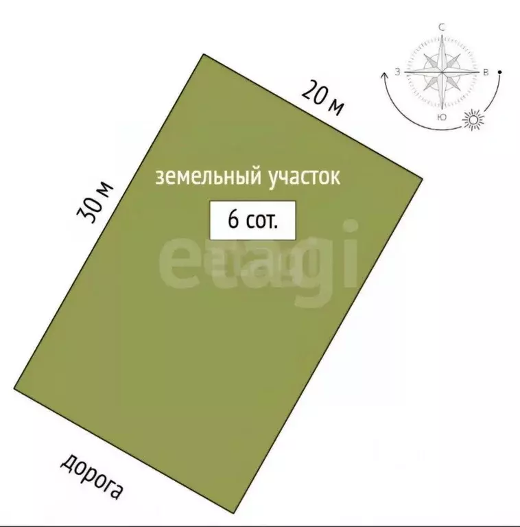 Участок в Крым, Кировский район, Синицынское с/пос, с. Васильковое ул. ... - Фото 2