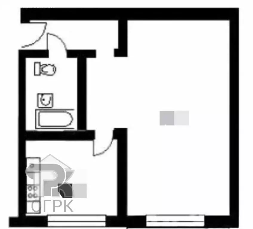 1-комнатная квартира: посёлок городского типа Лесной, улица Титова, 3 ... - Фото 2