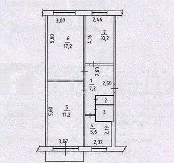 3-к кв. Алтайский край, Барнаул ул. Георгиева, 3 (61.5 м) - Фото 1