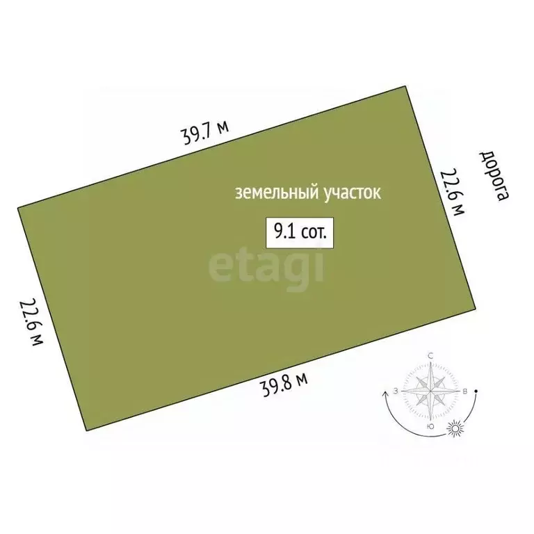 Участок в Тюменская область, Нижнетавдинский муниципальный округ, ... - Фото 1