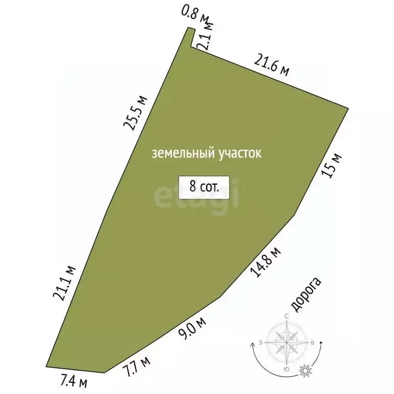 Участок в Тюменская область, Тюменский муниципальный округ, Рассвет ... - Фото 1