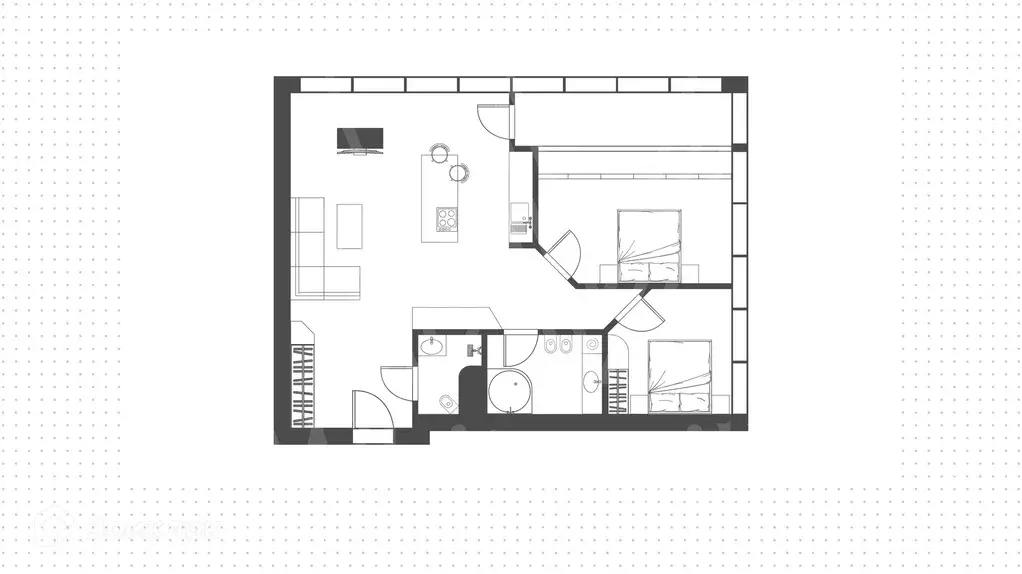 Продаётся 3-к квартира, 102.6 м - Фото 1