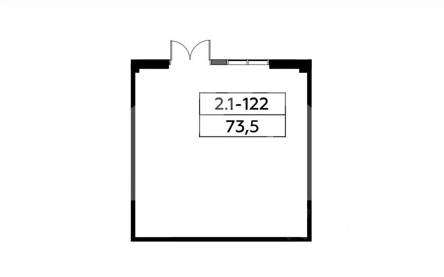 Помещение свободного назначения в Москва БК Прокшино тер., 2 (74 м) - Фото 2