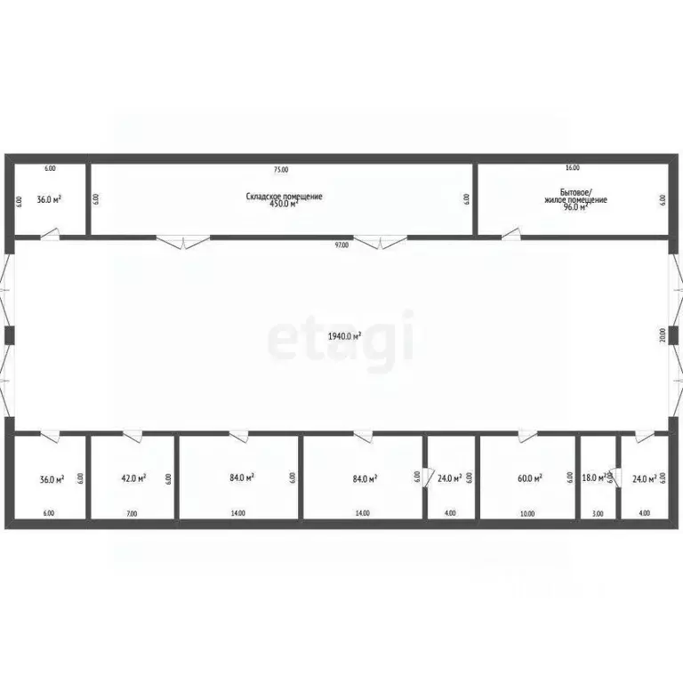 Склад в Ростовская область, Родионово-Несветайская сл. ул. ... - Фото 1