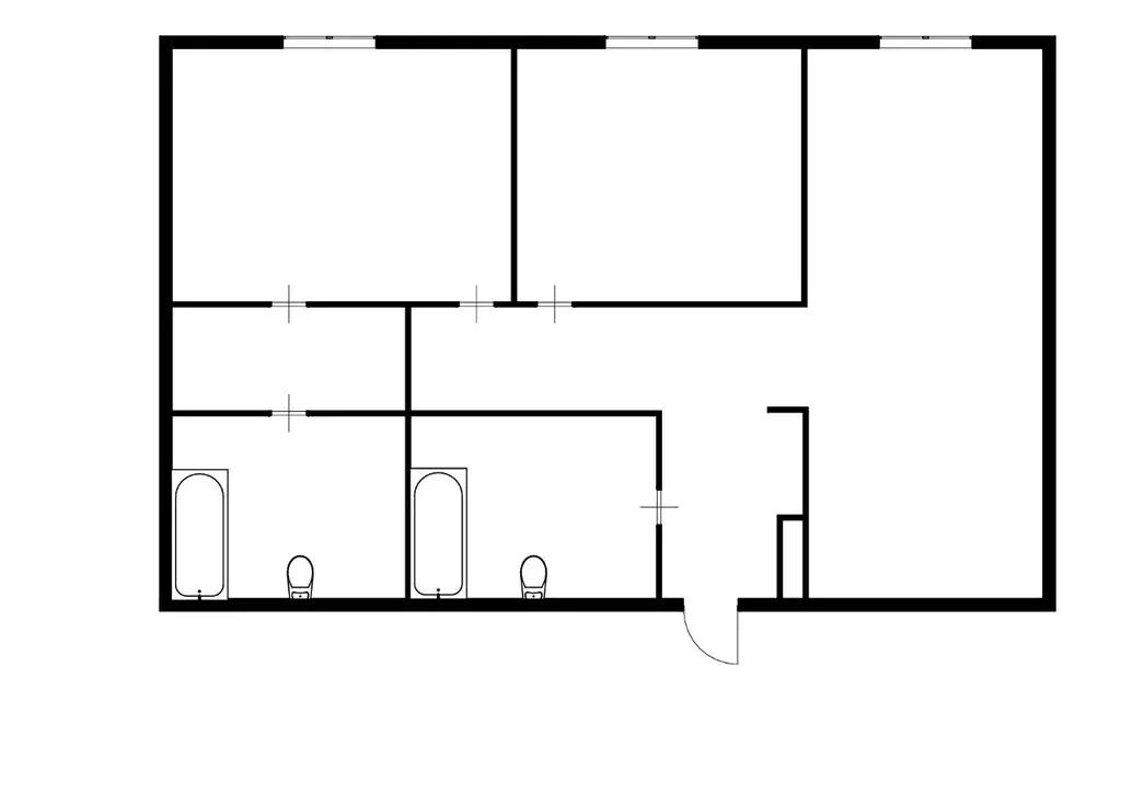 3-к кв. Москва Большая Филевская ул., 4 (65.0 м) - Фото 2