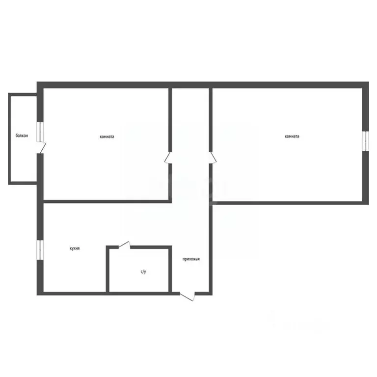 2-к кв. Амурская область, Тамбовский муниципальный округ, с. ... - Фото 1