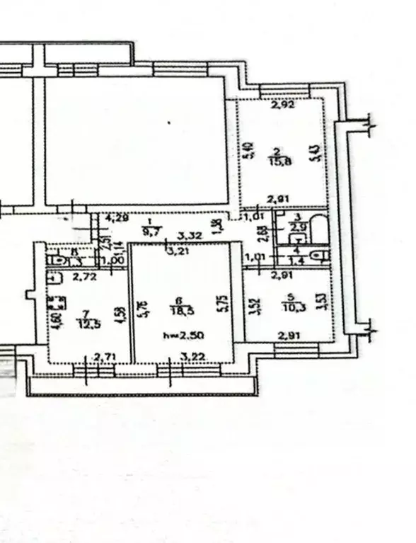 3-к кв. Хабаровский край, Хабаровск Краснореченская ул., 189 (72.4 м) - Фото 2