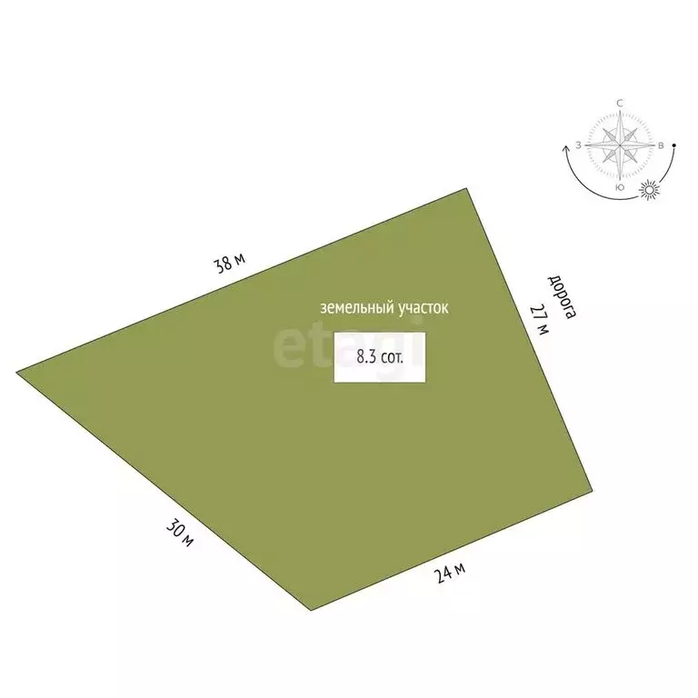 Участок в Новый Уренгой, ДПК Ермак (8.3 м) - Фото 1