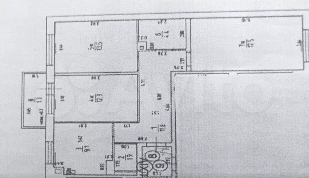 3-к. квартира, 70 м, 2/5 эт. - Фото 0