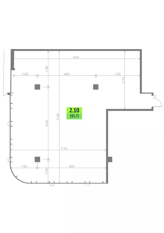 Офис (195.73 м) - Фото 2