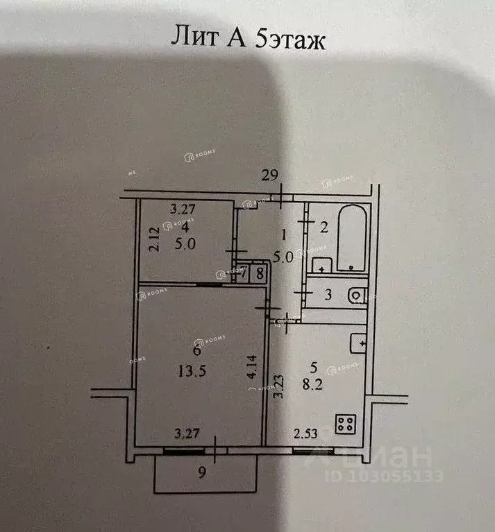 1-к кв. Тульская область, Тула Литейная ул., 31 (38.0 м) - Фото 1