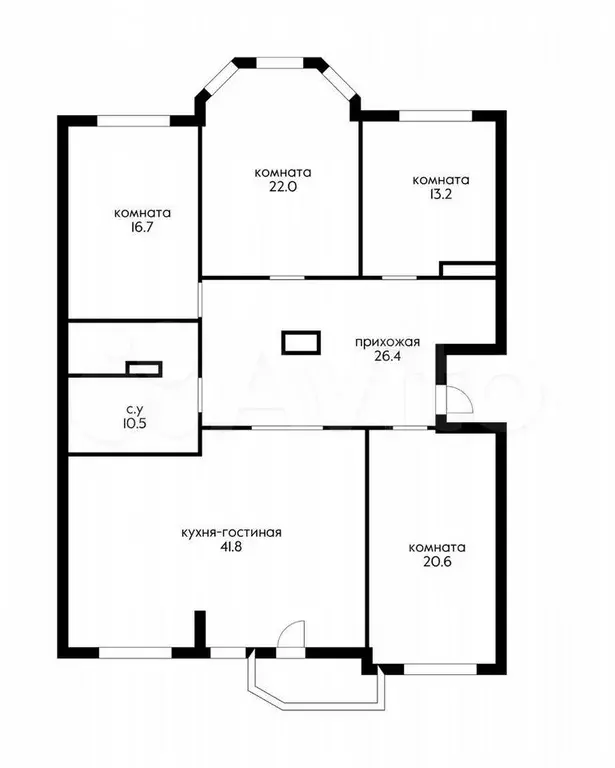 3-к. квартира, 151 м, 2/17 эт. - Фото 0