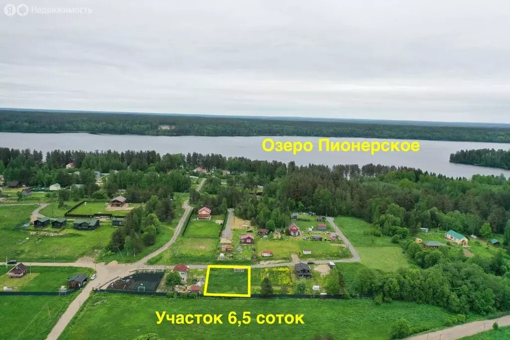 Участок в Выборгский район, Приморское городское поселение, коттеджный ... - Фото 2