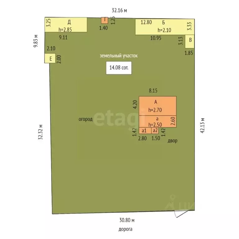 Дом в Крым, с. Ленинское ул. Интернациональная (59 м) - Фото 2